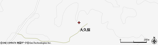 福島県鮫川村（東白川郡）石井草（大久保）周辺の地図