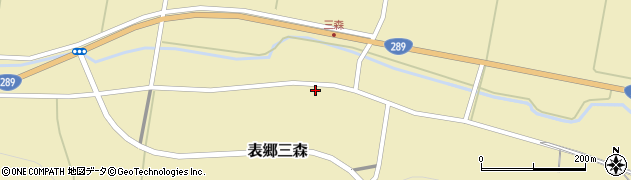 福島県白河市表郷三森（月桜）周辺の地図