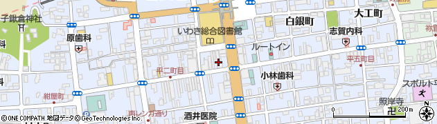 福島県いわき市平（三町目）周辺の地図