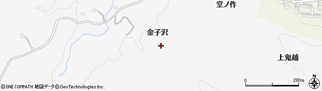福島県いわき市好間町中好間（金子沢）周辺の地図