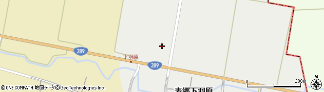 福島県白河市表郷下羽原（五斗蒔）周辺の地図