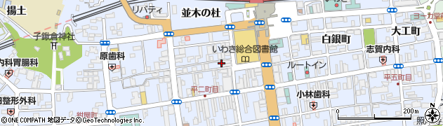 福島県いわき市平田町17周辺の地図