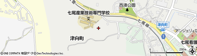 石川県七尾市津向町（ヘ）周辺の地図
