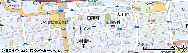 福島県いわき市平（四町目）周辺の地図