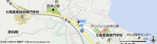 石川県七尾市津向町（レ）周辺の地図