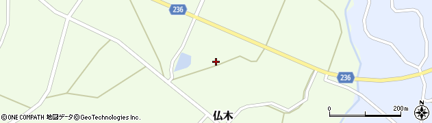 石川県羽咋郡志賀町仏木リ周辺の地図
