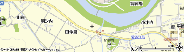 福島県いわき市平山崎（川田）周辺の地図