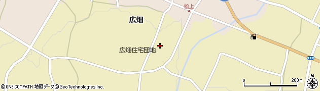 福島県白河市表郷金山（広畑）周辺の地図