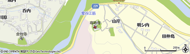 福島県いわき市平山崎（梅福山）周辺の地図