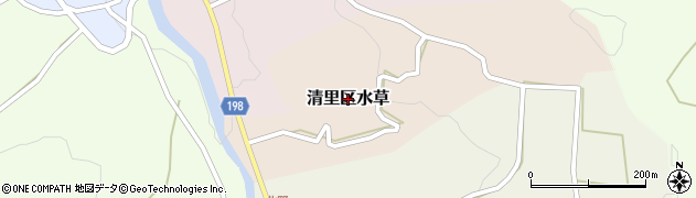 新潟県上越市清里区水草周辺の地図