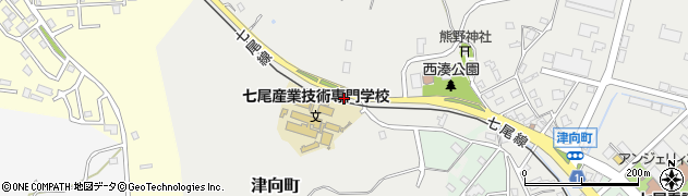 石川県七尾市津向町（ト）周辺の地図