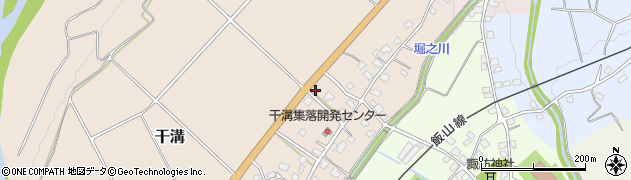 新潟県十日町市干溝周辺の地図