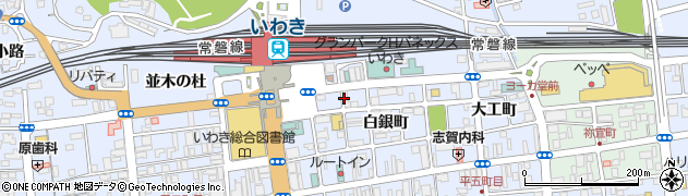 武田塾　いわき校周辺の地図