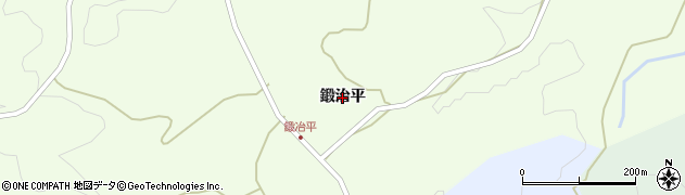 福島県鮫川村（東白川郡）西山（鍛治平）周辺の地図