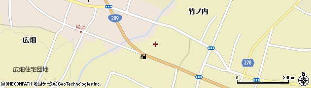 福島県白河市表郷金山下ノ内11周辺の地図
