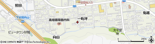 福島県いわき市好間町下好間（一町坪）周辺の地図