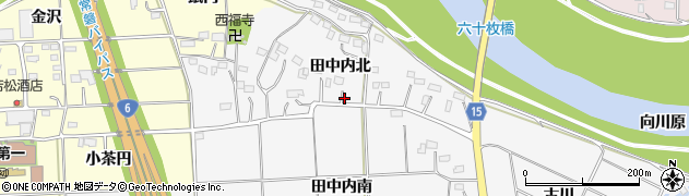 福島県いわき市平荒田目（田中内北）周辺の地図