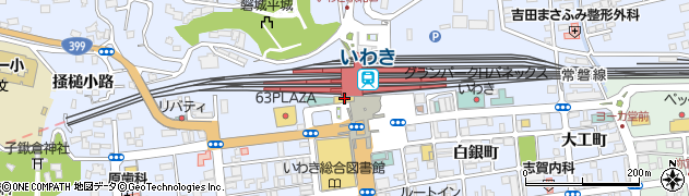 福島県いわき市平田町1周辺の地図