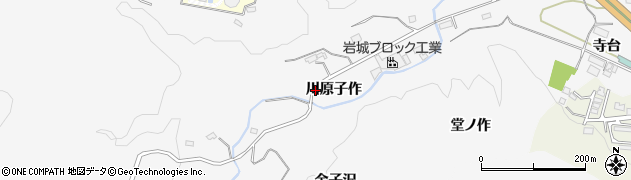 福島県いわき市好間町中好間周辺の地図