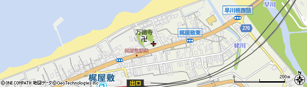 梶屋敷郵便局周辺の地図