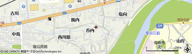 福島県いわき市平塩（呑内）周辺の地図
