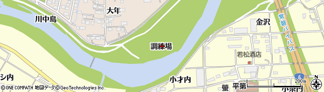 福島県いわき市平中神谷（調練場）周辺の地図