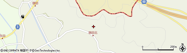 石川県志賀町（羽咋郡）徳田（モ）周辺の地図
