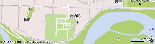 福島県いわき市平下神谷（南内記）周辺の地図