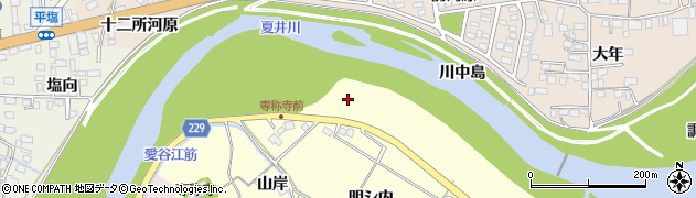 甲塚古墳線周辺の地図