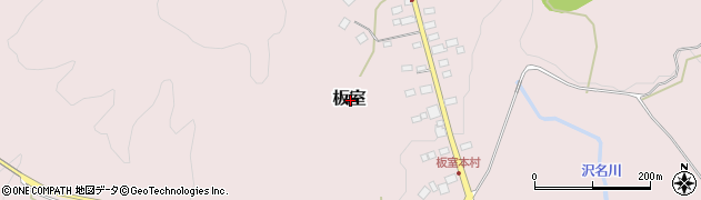 栃木県那須塩原市板室周辺の地図