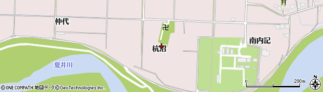 福島県いわき市平下神谷（杭沼）周辺の地図