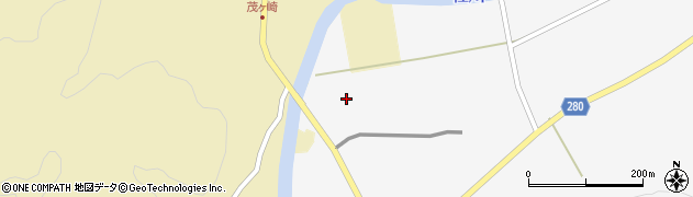 福島県白河市表郷中野（岩崎向）周辺の地図