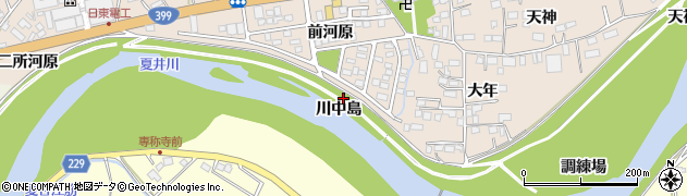 福島県いわき市平中神谷川中島周辺の地図