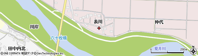 福島県いわき市平下神谷表川114周辺の地図