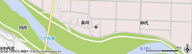 福島県いわき市平下神谷表川62周辺の地図