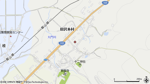 〒949-8403 新潟県十日町市田沢本村の地図