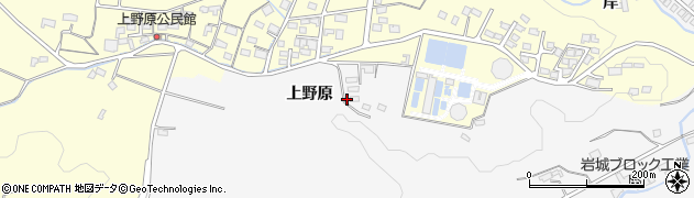 福島県いわき市好間町中好間上野原周辺の地図