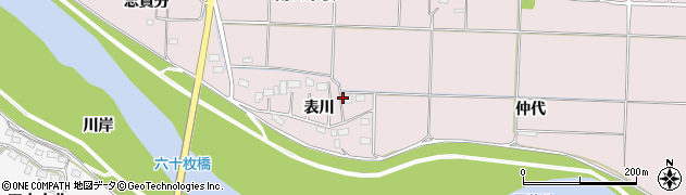 福島県いわき市平下神谷表川38周辺の地図