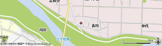 福島県いわき市平下神谷表川30周辺の地図