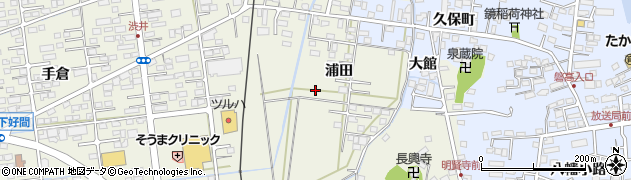 福島県いわき市好間町下好間（浦田）周辺の地図