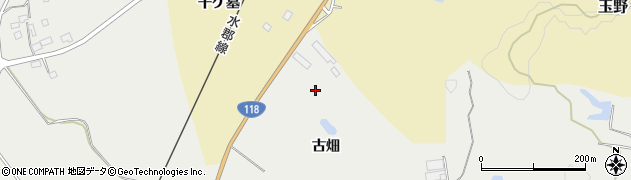 福島県棚倉町（東白川郡）板橋（古畑）周辺の地図