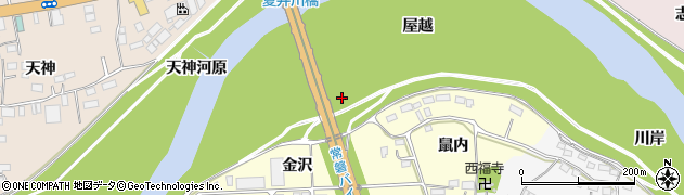 福島県いわき市平山崎（屋越）周辺の地図
