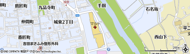 株式会社マルト　ＳＣ城東店周辺の地図