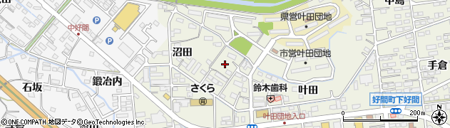 福島県いわき市好間町下好間（叶田）周辺の地図