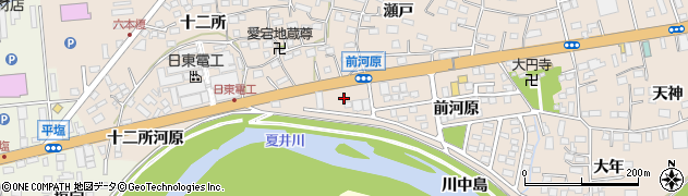 福島県いわき市平中神谷（前河原町）周辺の地図