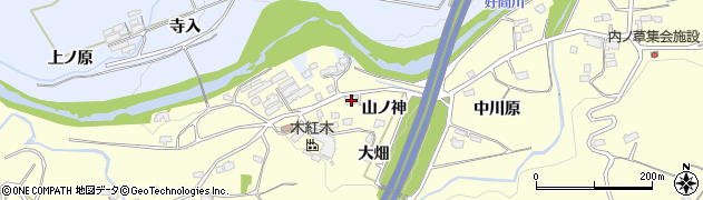 福島県いわき市好間町上好間山ノ神周辺の地図