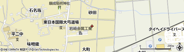 福島県いわき市平鎌田（石切場）周辺の地図