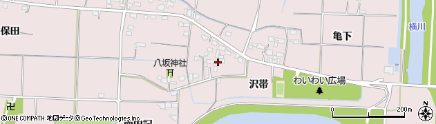 福島県いわき市平下神谷（沢帯）周辺の地図