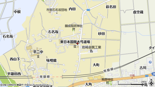 〒970-8023 福島県いわき市平鎌田の地図