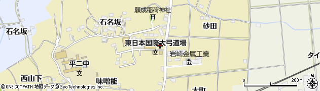 福島県いわき市平鎌田周辺の地図